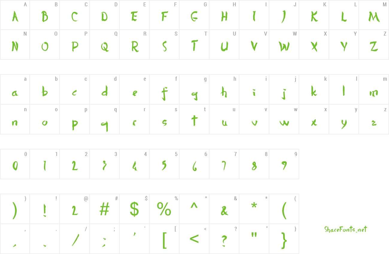 Font Dersu Uzala Brush preview
